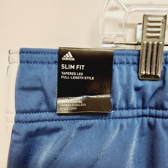 Adidas joggers Pants Mens Blue Tapered Leg Slim Fit 2X plus size - Picture 4 of 14